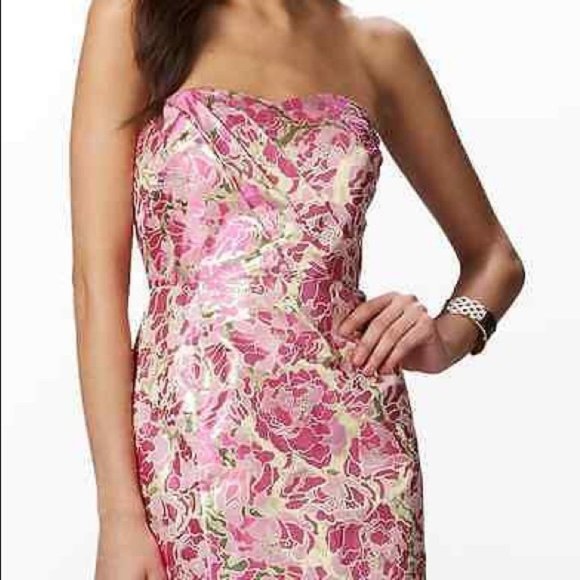 Lilly Pulitzer Strapless Dress - Picture 1 of 2